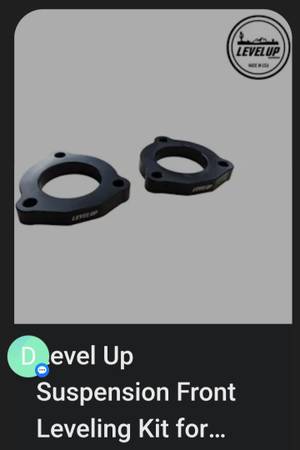 Chevy colorado leveling kit 1