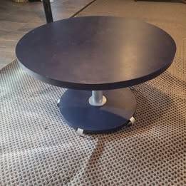 IKEA Adjustable Blue Table + Matching Floating Shelf – $100 for Both 1