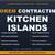 Kitchen Island Installation Custom Waterfall Bar Countertop Quartz 5 thumbnail