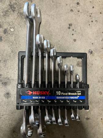 Husky 10 piece combo wrench set 1