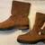 UGG Niels II Brown Suede Moto Biker Boot Water Resistant Women’s 9 109 2 thumbnail