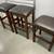 3 Bar Stools with Solid Wood Frame 2 thumbnail