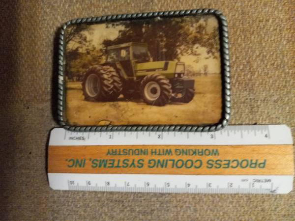 RECTANGULAR DEUTZ/ALLIS BELT BUCKLE 1