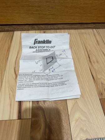 Franklin Back To-Stop Netting Softball Baseball - $20 (Bay View)63471072300161123