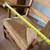 Solid Oak Belgian Ladder-Back Armchair with Rush Seat – Vintage 8 thumbnail