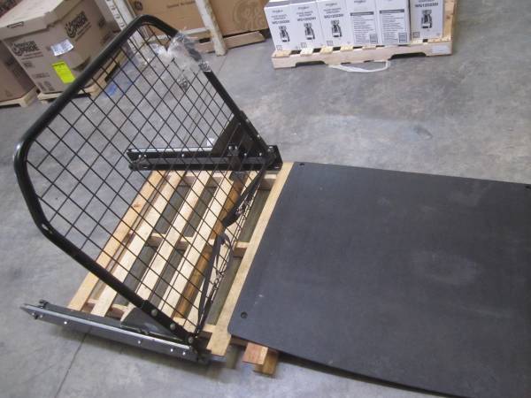 ADRIAN STEEL sliding adjustable security safety cage with mat/hardware 1