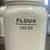 REDUCED - White Ceramic Flour Storage Jar (130 ounce) 1 thumbnail