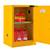 Flammable Cabinet, Self Close Single Door, 12 Gallon, 23"Wx19"Dx35"H 2 thumbnail