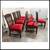 Burton Ching Gothic Revival Dining Room Chairs, Set Of Eight 4 thumbnail