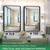 Black Bathroom Mirror for Wall, 24X36 Inch Rectangluar Black Metal Fra 5 thumbnail
