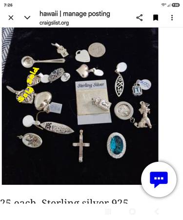 SILVER JEWELRY MISC.🩷🎅🎅🎅 1