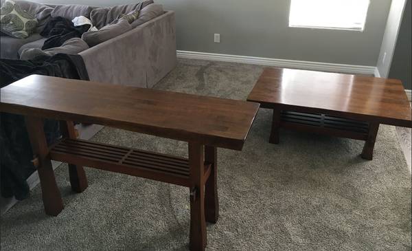 Coffee table and Console/Buffet table 1