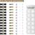 NEW 12 Pack Privacy Door Knob Matte Black Interior Passage Door Lock 7 thumbnail
