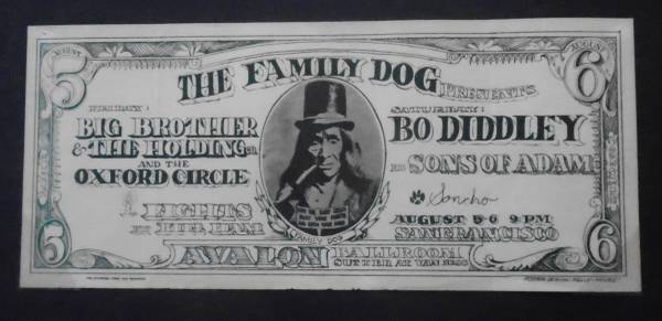 CA$H PAID FOR CONCERT POSTERS FROM THE 1960S 1