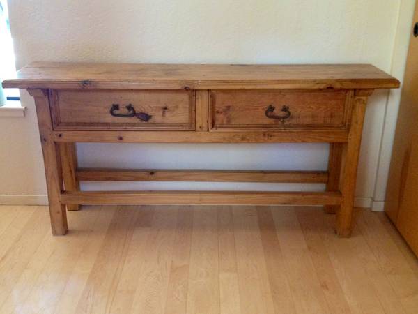 Pine Console Table 1