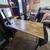 Rustic Industrial Computer Desk with pouch & Storage  47" x 20" 3 thumbnail