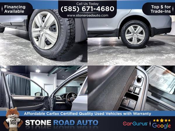 2016 Subaru Outback Wgn 25i PZEV - $11,995 (Stone Road Auto)63442693670529123