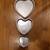 Wilton Heart Shaped 3-Tier Cake Pans and 4 Heart Cookie Cutters 3 thumbnail