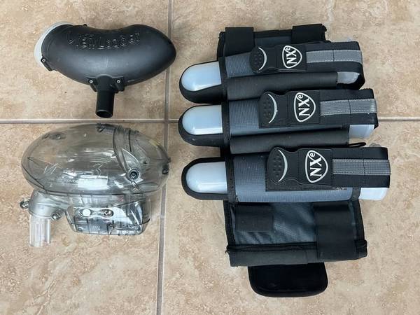 Complete Paintball Package - Gun, Mask & Accessories 1