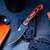 New Montana Knife Company Blackfoot 2.0 - Orange & Blk - Original Box 7 thumbnail