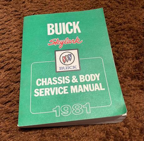 1981 Buick Chassis & Body Service Manual 1