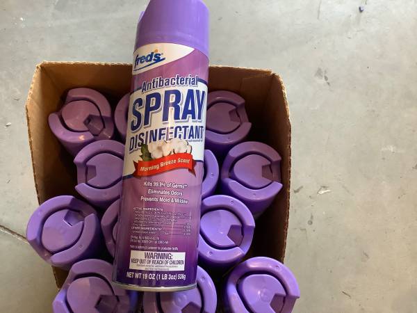 Antibacterial spray disinfectant 1