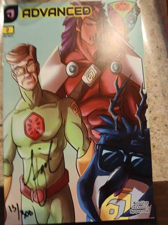 Signed advanced gg comic book 1