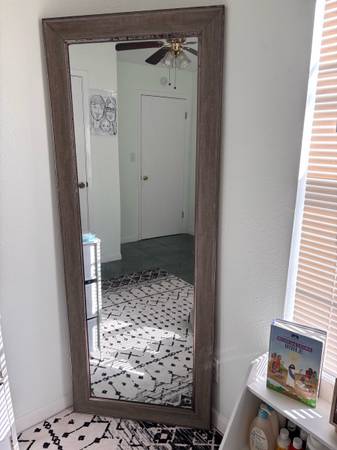 Large Rustic Full-Length Mirror 1