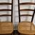 Vintage Ladder Back Wood & Raton Chairs 4 thumbnail