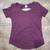 Like New Victoria's Secret PINK Cotton Maroon T-Shirt Size Small 2 thumbnail