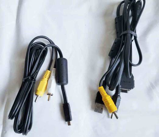 SONY Camera Various Video Cables 1