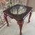 SOLID WOOD AND GLASS END TABLE 2 thumbnail