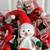 🎀 VERY "CHEERFUL" RED HAT CHRISTMAS SNOWMAN WREATH $50 6 thumbnail