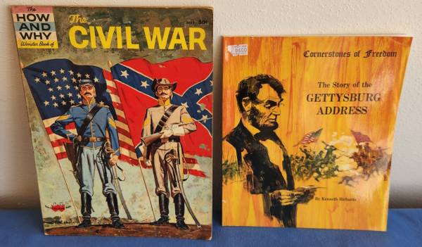 THE STORY OF THE GETTYSBURG ADDRESS ( children’s book) and THE CIVIL W 1
