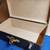 Vintage Army Green 60's Light Steel Storage Trunk Chest 2 thumbnail