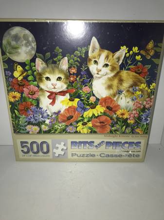 Bits and Pieces MIDNIGHT KITTENS Puzzle NEW 1