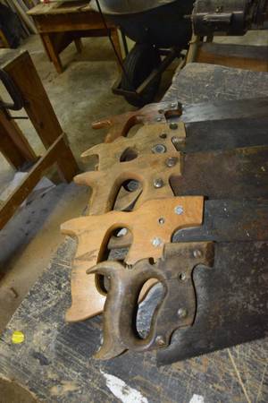 antique hand saws 1