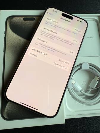 iPhone 15 Pro Max 1 TB - $1050 (Manhattan)63470648812163122