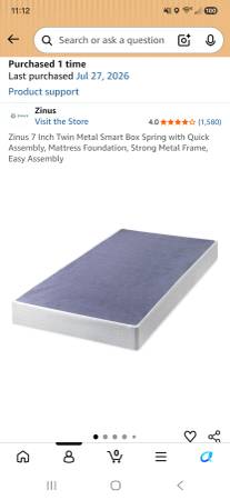 Free Twin Boxspring 1