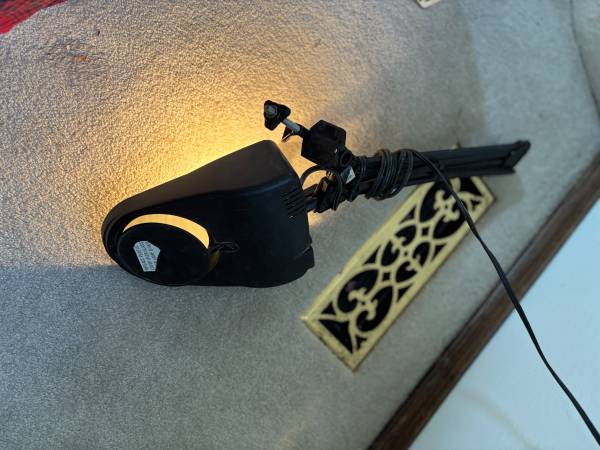 Magnifying Floating Portable Lamp Jewelers Desk Light w/ Clamp Black W 1