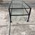 2 tier glass coffee table with iron frame (delivery extra) 2 thumbnail