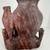Vintage Carved Red Soapstone Vase 6” 12 thumbnail