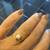 18K Italian Yellow Gold Ring (Size 6) with Natural Pearl 4 thumbnail
