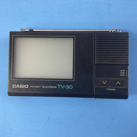 OG Casio LCD Portable TV 30-S w/Backlight 1