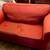 Red sleeper/hide-a-bed loveseat 5 thumbnail