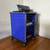 Teknion Mobile Workstation Cart With Shelving Storage 1 thumbnail