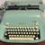 Royal Empress manual typewriter 1960s mid-century aqua rare find 1 thumbnail