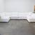 6-Pc Restoration Hardware Cloud Sofa in White w/ New Feather Inserts 2 thumbnail