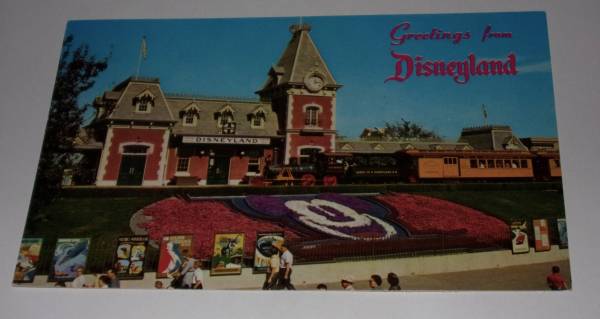 1960s Greetings From DISNEYLAND Postcard 1
