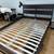 IKEA TRYSIL Queen Bed Frame - Dark Brown/Black - Slats Included 2 thumbnail